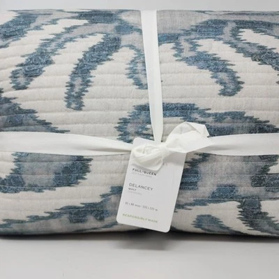 COLCHA DE CERÁMICA GRANERO DELICIA REINA COMPLETA ~ ACERO AZUL Foto 1 de 4