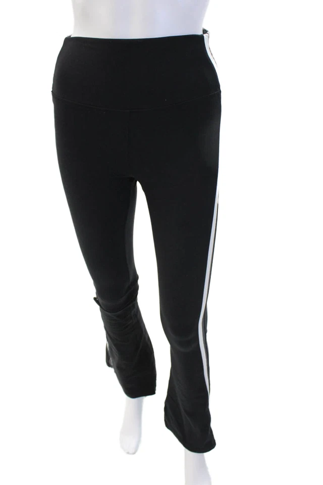 Leggings Splits59 para mujer a rayas negros mezcla de nailon cremallera talla XS Foto 1 de 3