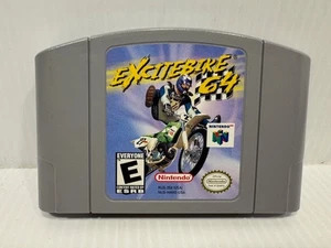 Excitebike N64 Nintendo 64 Authentic Cleaned Tested Dirt Bike Retro Video Game - Picture 1 of 7