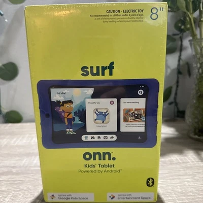 ONN 8" KIDS TABLET 1280 x 800 32GB 2GB RAM - BLUE E-Tablet (NEW/SEALED - Image 1 of 3