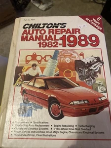 Chilton's 1982-1989 Auto Repair Manual Book Hardback Part 7834 - Bild 1 von 9