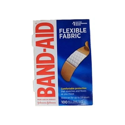 Vendajes adhesivos de tela flexible marca curita 100 unidades (paquete de 1), Foto 1 de 4