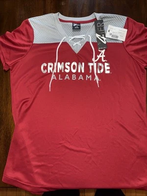 NEW NWT Carl Banks G3 4Her Alabama Crimson Tide SS Shirt Women’s Large - Image 1 of 4