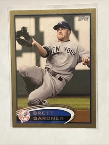 2012 Topps #635 Brett Gardner Gold #/2012 New York Yankees - Imagen 1 de 2