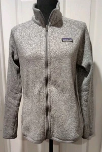 Patagonia Damen Größe M Better Sweater Fleecejacke Birke Weiß Kuschelig  - Bild 1 von 11