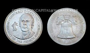 Giscard D'Estaing, Silber, United States Bicentennial Visit, May 1976 - Picture 1 of 1