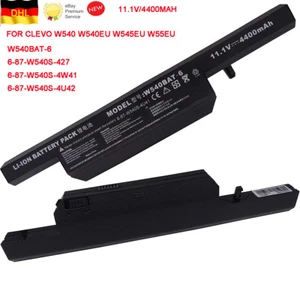 W540BAT-6 11.1V 4400mAh Laptop Akku für Clevo W540 W540EU W54EU 6-87-W540S-4W41 - Bild 1 von 3