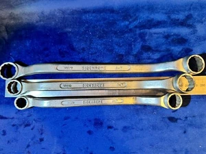 Sidchrome Offset Ring Spanner Set of 3 AF 1/2 - 3/4 Imperial Made in Australia - Picture 1 of 6