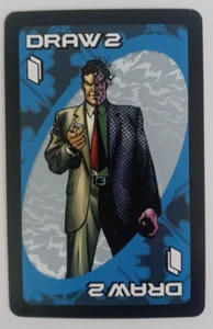 2005 Uno Batman Special Edition Card Blue Two-Face Draw 2 Karten - Bild 1 von 2