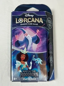 Ravensburger Disney Lorcana Rise of The Floodborn Starter Deck Amethyst & Steel - Picture 1 of 4