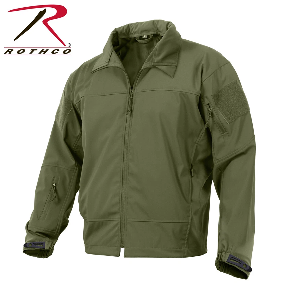 Rothco Covert Ops Light Weight Soft Shell Jacket - Olive Drab - Image 1 of 1