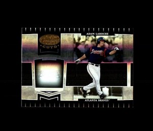 2004 Leaf CERTIFIED CUTS #14 Adam LaRoche ATLANTA BRAVES free USA shipping