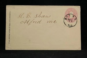 New York: Diana 1869 (circa) 3c Entire Cover, DPO Lewis Co - Picture 1 of 2
