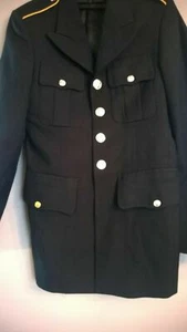US Army Enlisted Army Service Uniform Dress Blues Jacket Men's 34R  - Picture 1 of 4