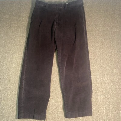 Vintage Nautica Corduroy Clipper Pants Dark Blue Relaxed Fit Mens Size 36W x 27. - Image 1 of 4