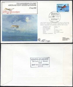 FF5aD 70th Ann 1st Aeroplane flight Across the Channel Signed by Peter Crispe - Picture 1 of 1