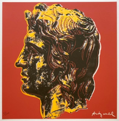 ANDY WARHOL 1986 LMT ED FINE ART LRG LITHOGRAPH PRINT "ALEXANDER THE GREAT" 1982 - Image 1 of 4