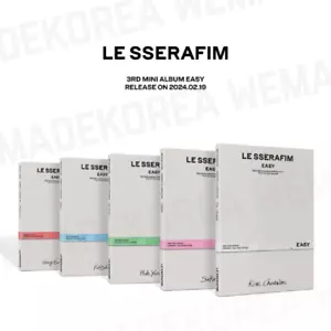 Tercer mini álbum LE SSERAFIM versión compacta fácil Juego de 5 versiones de productos oficiales de K-POP - Imagen 1 de 6