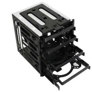 5.25" to 4x 3.5" SATA SAS Hard Drive HDD Cage Rack Trays Caddy Bay Slots NEW - Picture 1 of 5