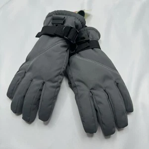 Kids All in Motion Adjustable Gray Winter/Ski Gloves Size 4-7 - Picture 1 of 5