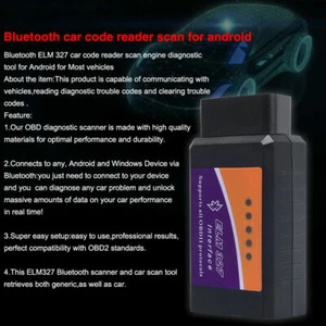 ELM327 OBDII Bluetooth Diagnostic OBD2 Car Scanner Tool Fault Code Reader 2 V1.5 - Picture 1 of 12