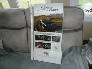 2015 Cadillac CTS-V Coupe Dealer Showroom Sales Presentation Package - Poster - Picture 1 of 3