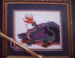 Land of Enchantment cross stitch pattern Dragon Wizard Pegasus Princess Prince - Picture 1 of 10