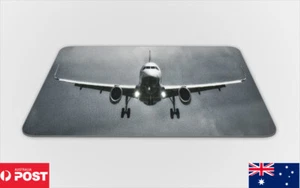 MOUSE PAD DESK MAT ANTI-SLIP|AIRPLANE AIRCRAFT PLANE GREYSCALE - Imagen 1 de 3