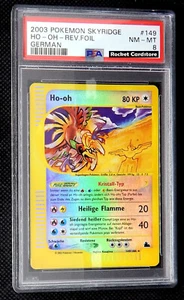 Pokemon Ho-Oh Crystal secret Reverse-Holo DE 149/144 Skyridge PSA 8 NM- Mint - Bild 1 von 2