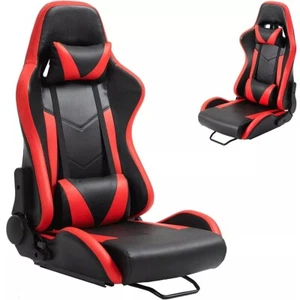 Minneer Sedile Da Corsa Con Doppio Cursore Regolabile Adapt Cockpit&Panno Rosso - Foto 1 di 5
