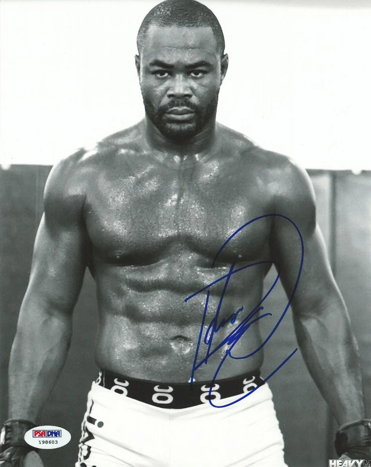 Rashad Evans Signed UFC 8x10 Photo PSA/DNA COA Picture Autograph 167 161 133 92 - Image 1 of 1