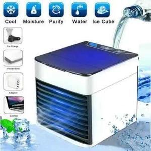 MINI CONDIZIONATORE PORTATILE VENTILATORE TAVOLA CLIMATIZZATORE AD ACQUA ARTIC - Foto 1 di 6