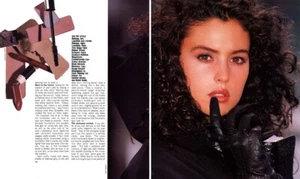 1988 Marc Hispard Claudia Schiffer Monica Bellucci 6-page MAGAZINE EDITORIAL - Picture 1 of 3