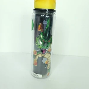 Dragon Ball Z Goku Trinkflasche Bundle DBZ grün gelb Print BPA frei NEU - Bild 1 von 8