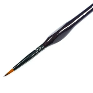 10pcs Detail Ergonomic Paint Brushes Size 2 for Oil Acrylic Miniatures Models - Picture 1 of 6