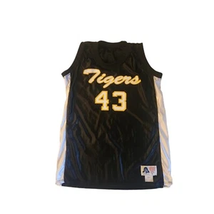 Camiseta deportiva de baloncesto Sports Belle Inc. con logotipo de tigre negra dorada blanca talla grande nueva sin etiquetas - Imagen 1 de 11
