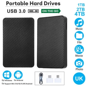 Portable Hard Disk Drive High Speed USB 3.0 1TB/2TB/4TB Portable External HDD - Bild 1 von 14