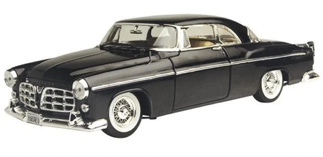 Chrysler 300 C-300 1955 nero modellino 73302 Motormax 1/24 - Immagine 1 di 1