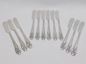 12 Rogers Bros 1847 MARQUISE International SilverPlate Flat Butter Spreader 1933 - Picture 1 of 17