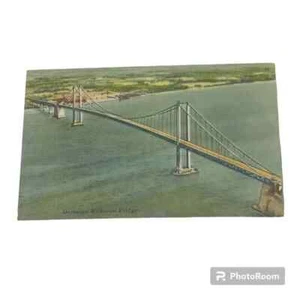 Postal Delaware Memorial Bridge Nueva York Vintage A185 - Imagen 1 de 2