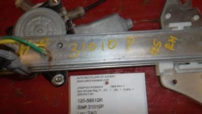 Regulador ventana delantera pasajero 4 puertas compatible con 96-00 RAV4 201172 Foto 1 de 2