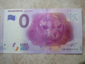 FRANCE BILLET EURO SOUVENIR SEAQUARIUM (C899) - Foto 1 di 2