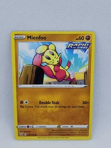 Mienfoo 076/163 Pokemon regolare stili di battaglia quasi come nuovo - Foto 1 di 2