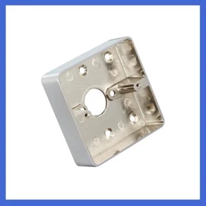 Zinc Alloy Metal Surface Wall Mounted Back Wiring Box Single Gang 86LX86WX25H/mm - Picture 1 of 7