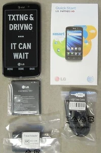 LG Nitro HD P930 AT&T Black 0418-04M - Picture 1 of 5
