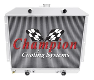 1949 1950 1951 Mercury Car w/ Flathead Configuration 3 Row Champion ADV Radiator - Picture 1 of 7