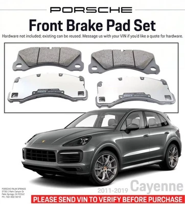 Juego de pastillas de freno delanteras originales Porsche Cayenne 2011-2019 971698151AE (VIN) Foto 1 de 2