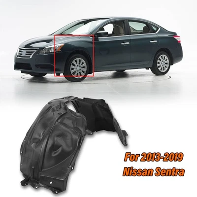 Front Left Side Fender Liner For 2013-2019 Nissan Sentra - Image 1 of 4