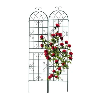 Rankgitter Rankhilfe Rosenspalier Klettergerüst Pflanzenstütze Vintage - Bild 1 von 4