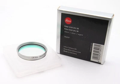 Leica Leitz E43 UV / IR 43mm Filter 13417, Cased & Boxed - UK Dealer - Image 1 of 4